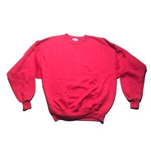 Vintage Hanes Red Blank Crewneck sweatshirt XL